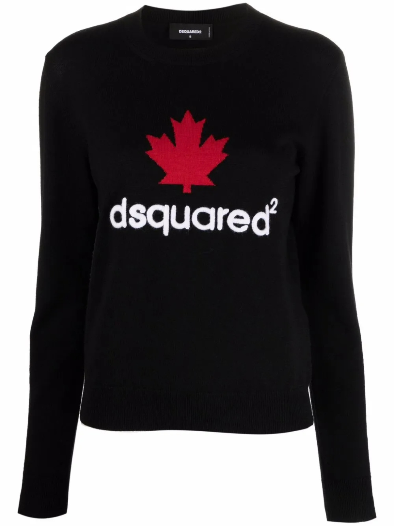 

DSQUARED2 джемпер с логотипом Maple Leaf, черный