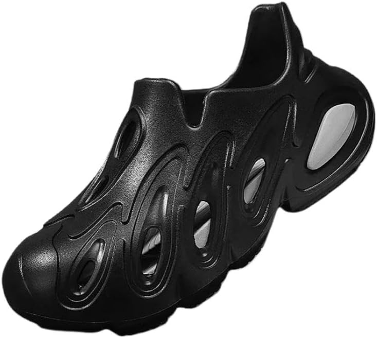 

Мужские тапочки для спорта и пляжа, сабо, садовая обувь, нескользящие походные сандалии Dmmwcx, черный