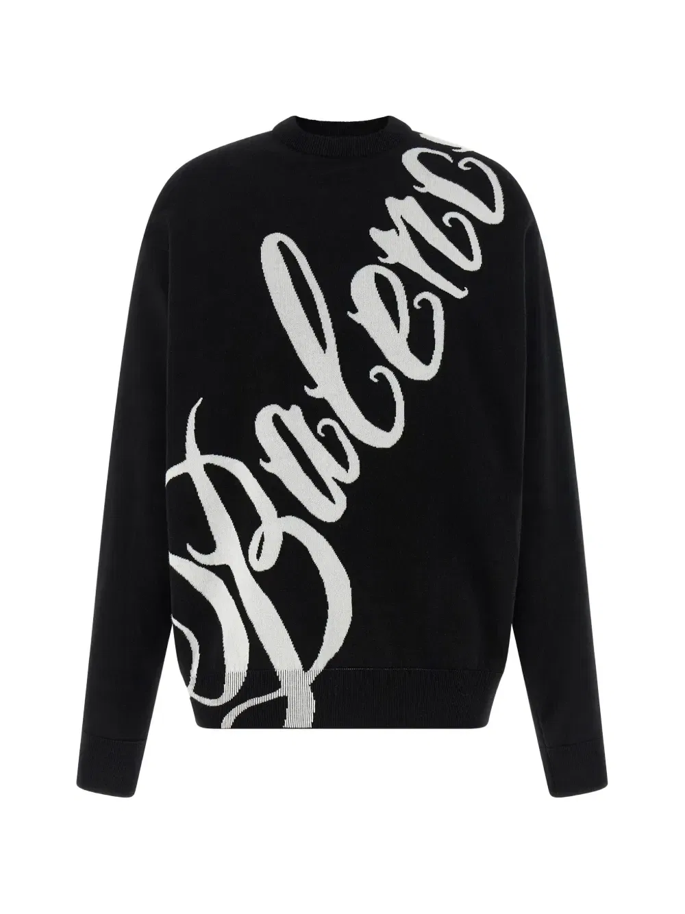 Свитер с логотипом Big B BALENCIAGA, черный