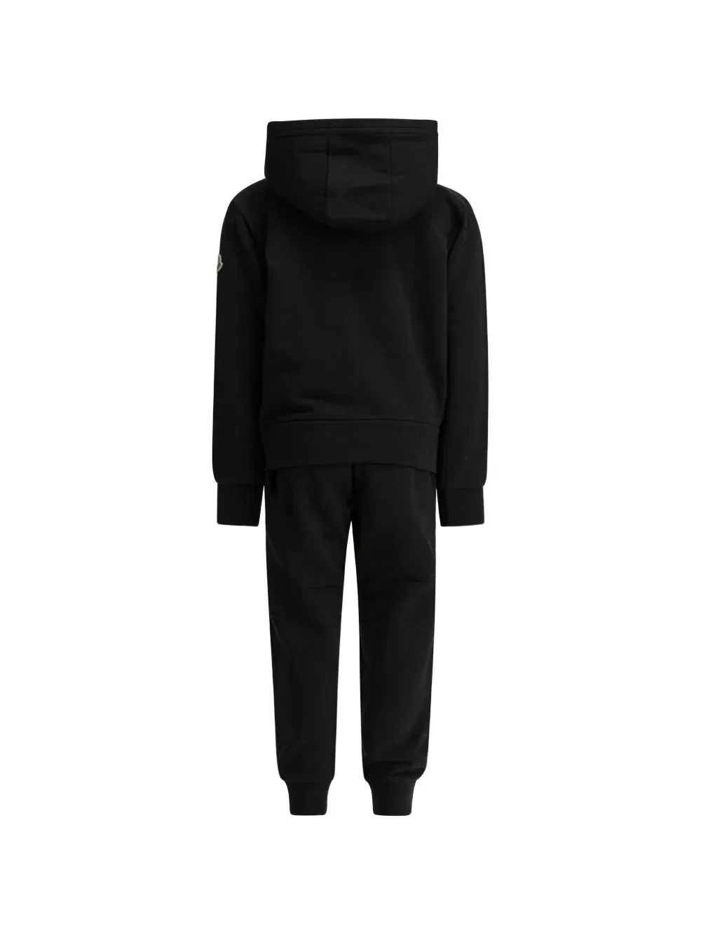 Костюм из хлопкового трикотажа Moncler Enfant, черный — фото 2