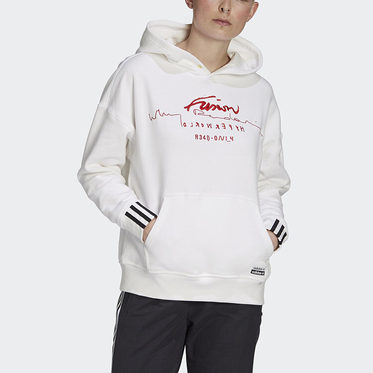 RYV Толстовка женская белая Adidas Originals — фото 3