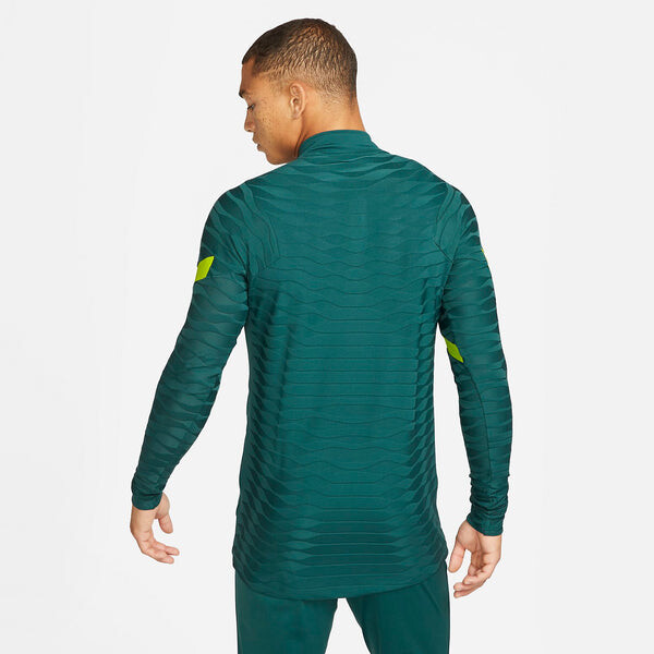 Футболка tottenham ucl dri fit adv elite с длинным рукавом и застежкой-молнией 1 4 Nike, зеленый — фото 2