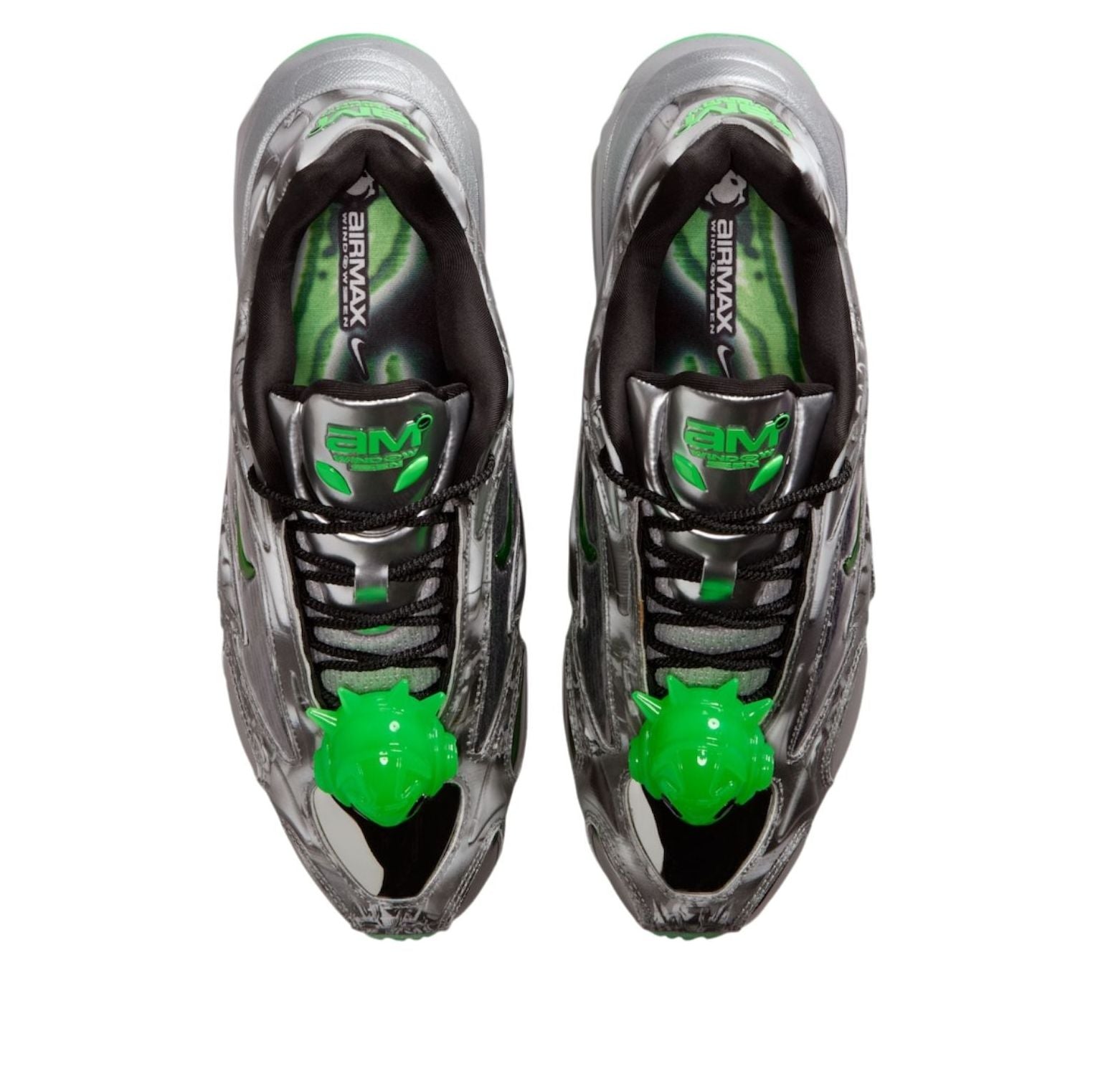 Кроссовки (WMNS) Nike x WINDOWSEN Air Max Muse 'Metallic Silver Rage Green' — фото 4