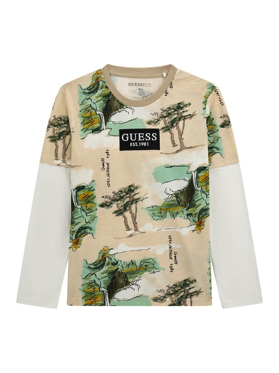 

Футболка GUESS, бежевый