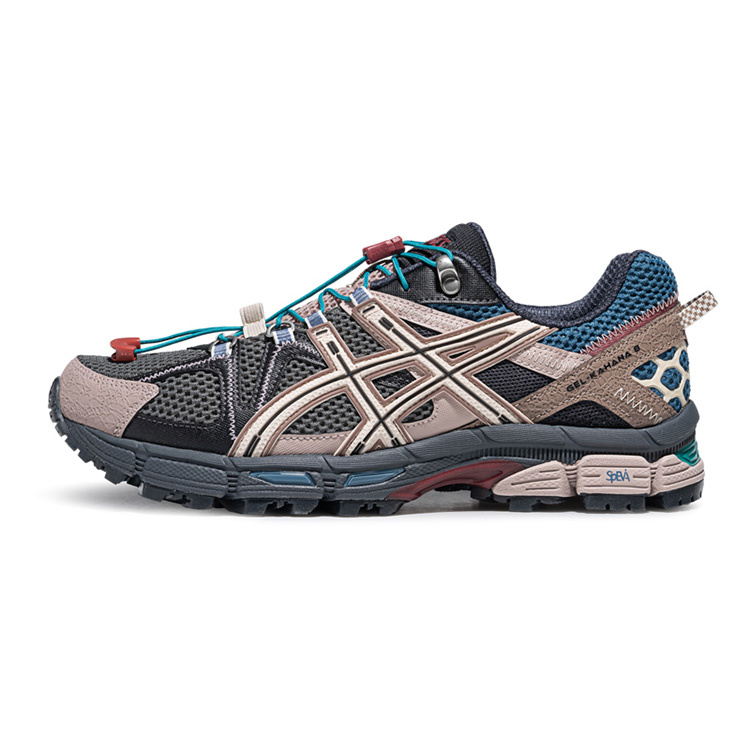

Gel Kahana 8 FL низкие повседневные кроссовки Unisex ASICS, серый/коричневый