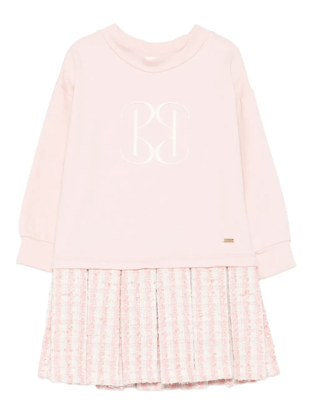 

Платье-толстовка с плиссировкой Patachou, розовый