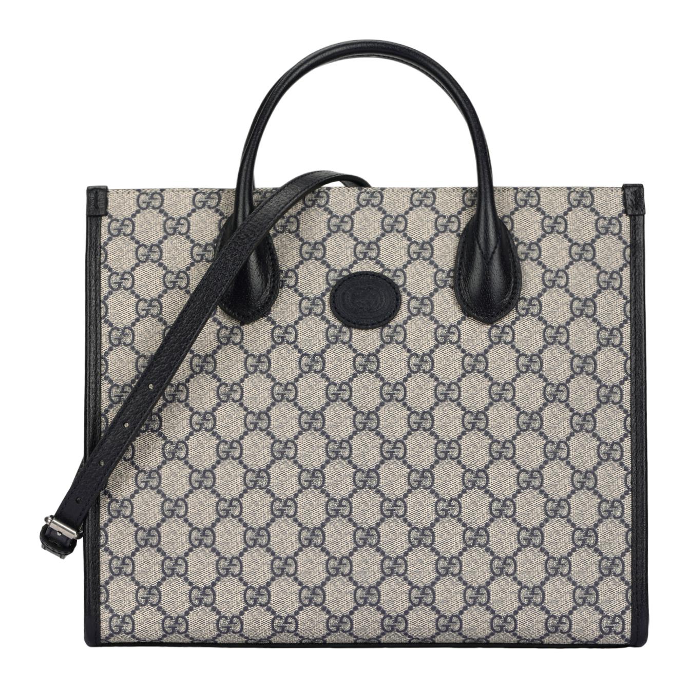 

GG Retro Series Canvas Tote Bag, Shopping Bag, Shoulder Bag, Crossbody Bag, Handbag Small Men's GUCCI, Set (Bag+Dust Bag)