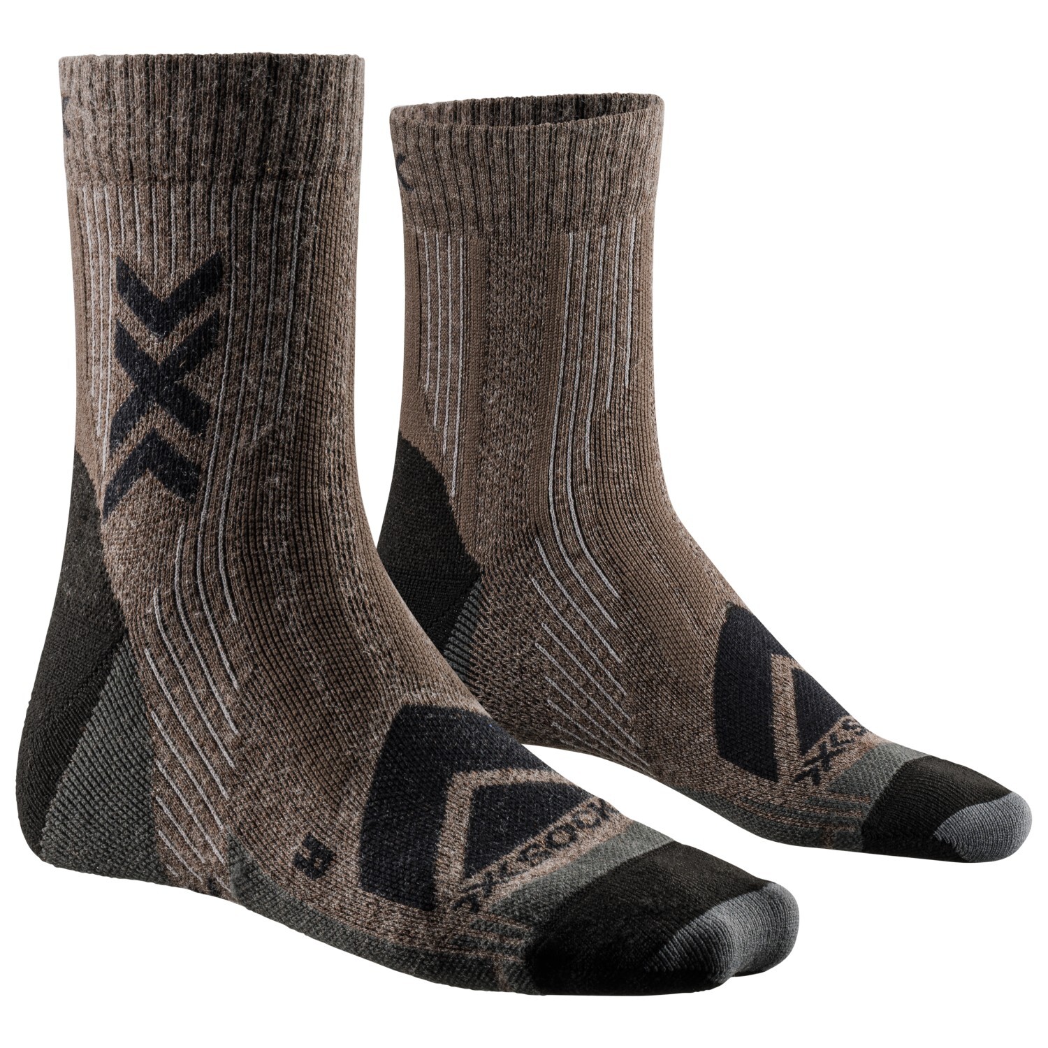 

Походные носки X-Socks Hike Perform Merino Ankle, цвет Brown/Black