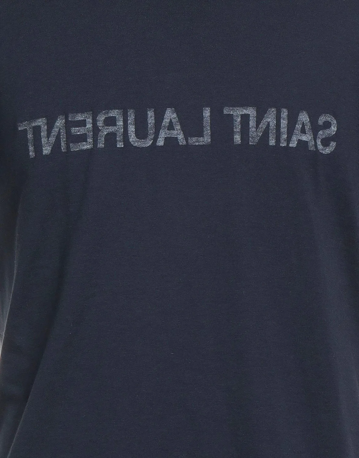 Футболка с принтом Midnight blue SAINT LAURENT — фото 4