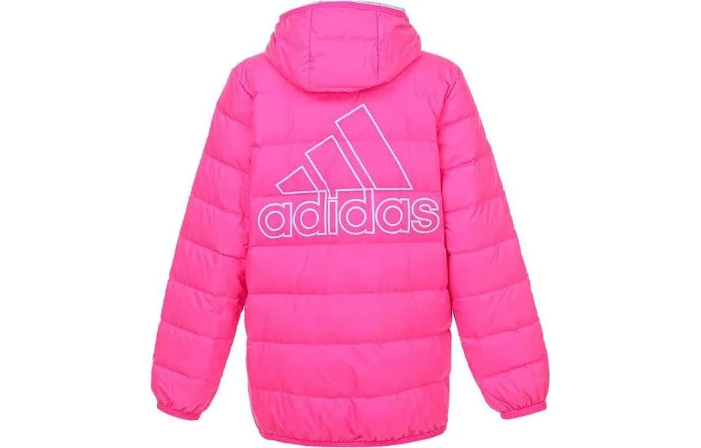 Adidas Детская пуховая куртка Fuchsia