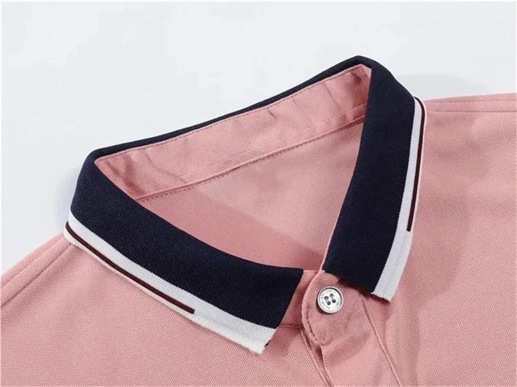 Мужская спортивная поло с контрастной строчкой, Generic, цвет 2 — фото 2