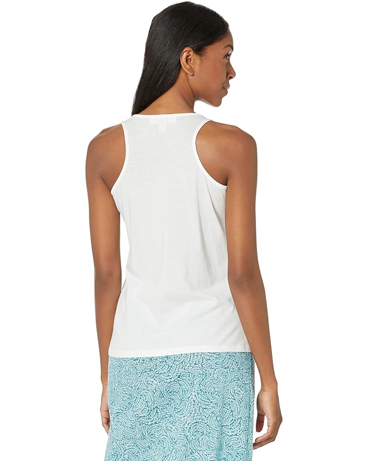 

Топ Michael Kors Petite Three-Ring Tank Top, белый