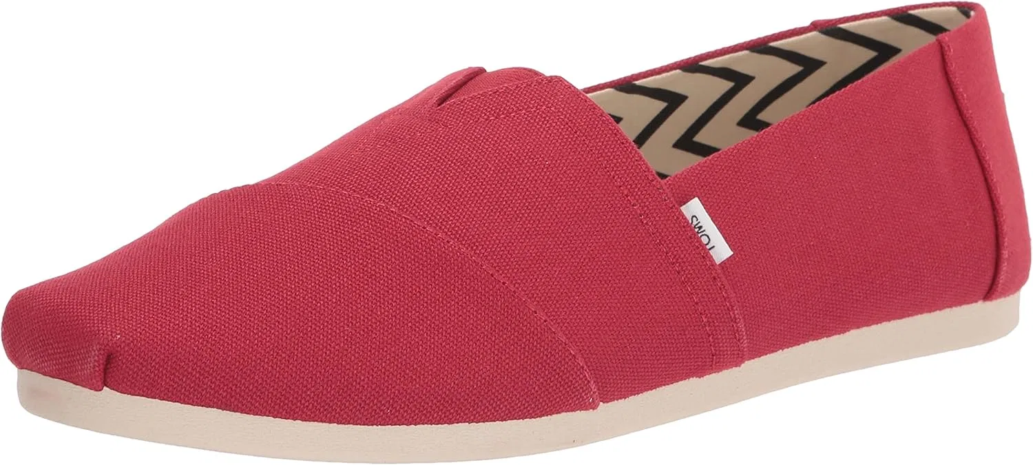 Toms Herren Alpargata из Recycelter BaumwolleFlache Тапочки, Red