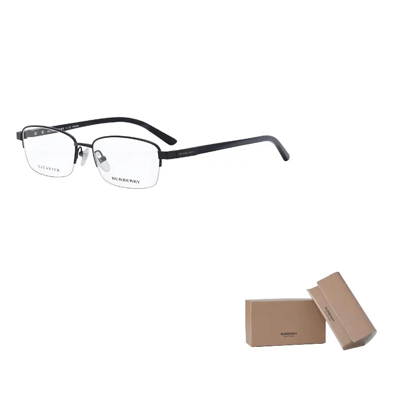 

Burberry Титановые оправы для очков квадратной формы Titanium Alloy Injection Molded, мужские, сине-серые