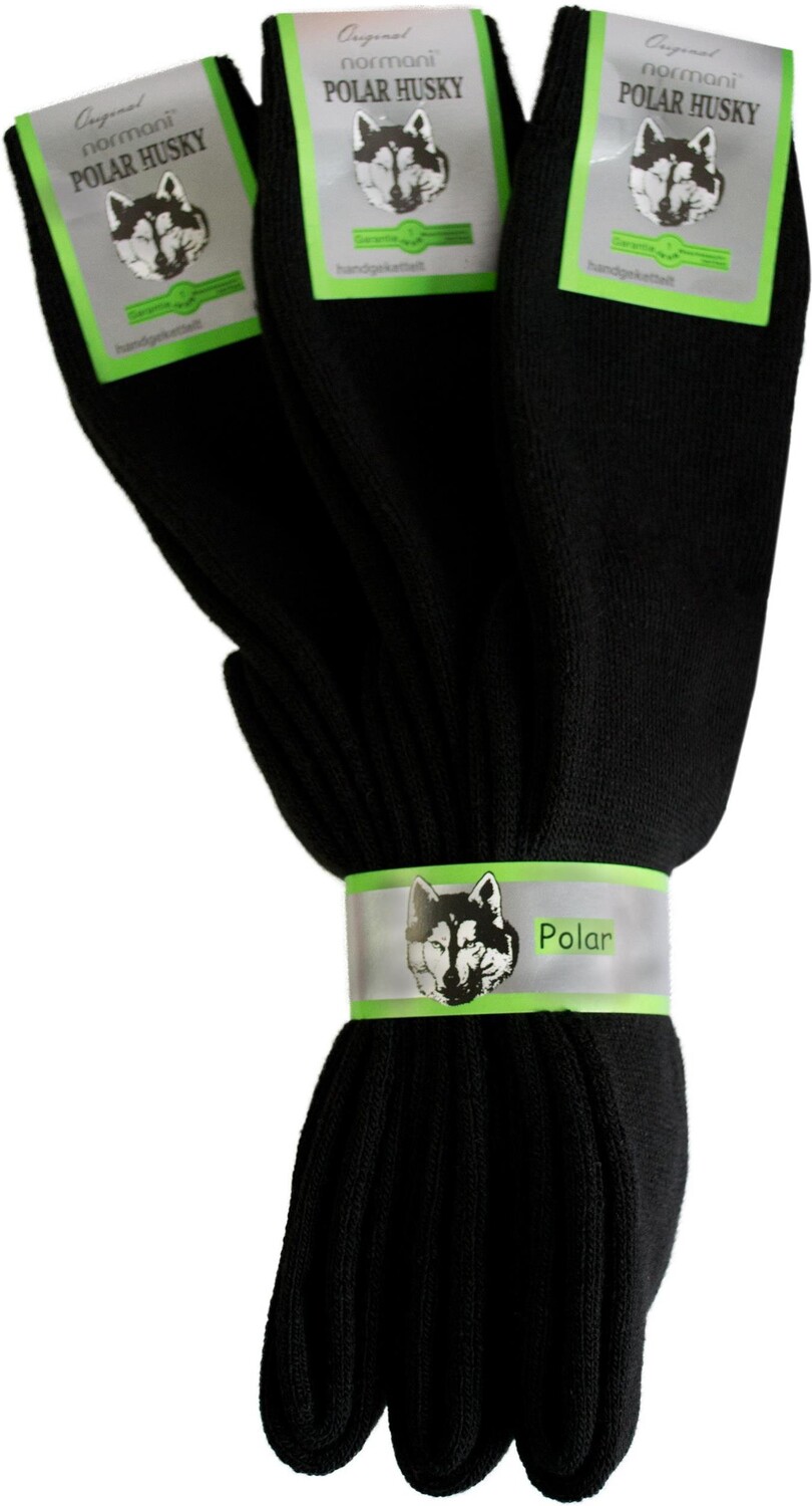 

Носки Polar Husky 3 шт Vollfrottee Winterkniestrümpfe, черный