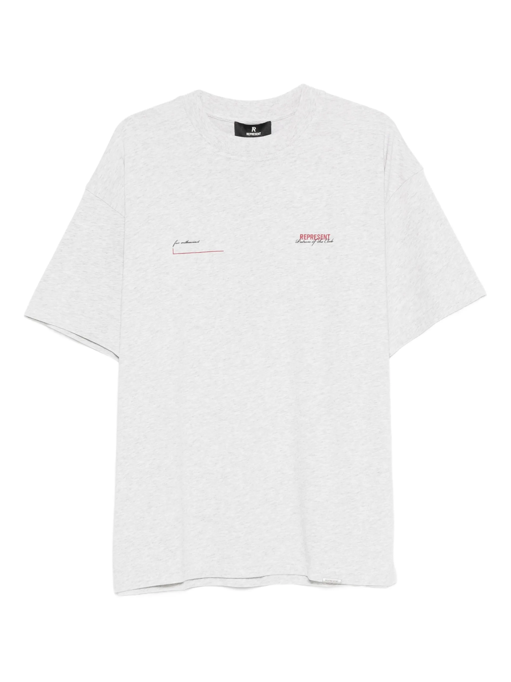 

Хлопчатобумажная футболка Represent, серый