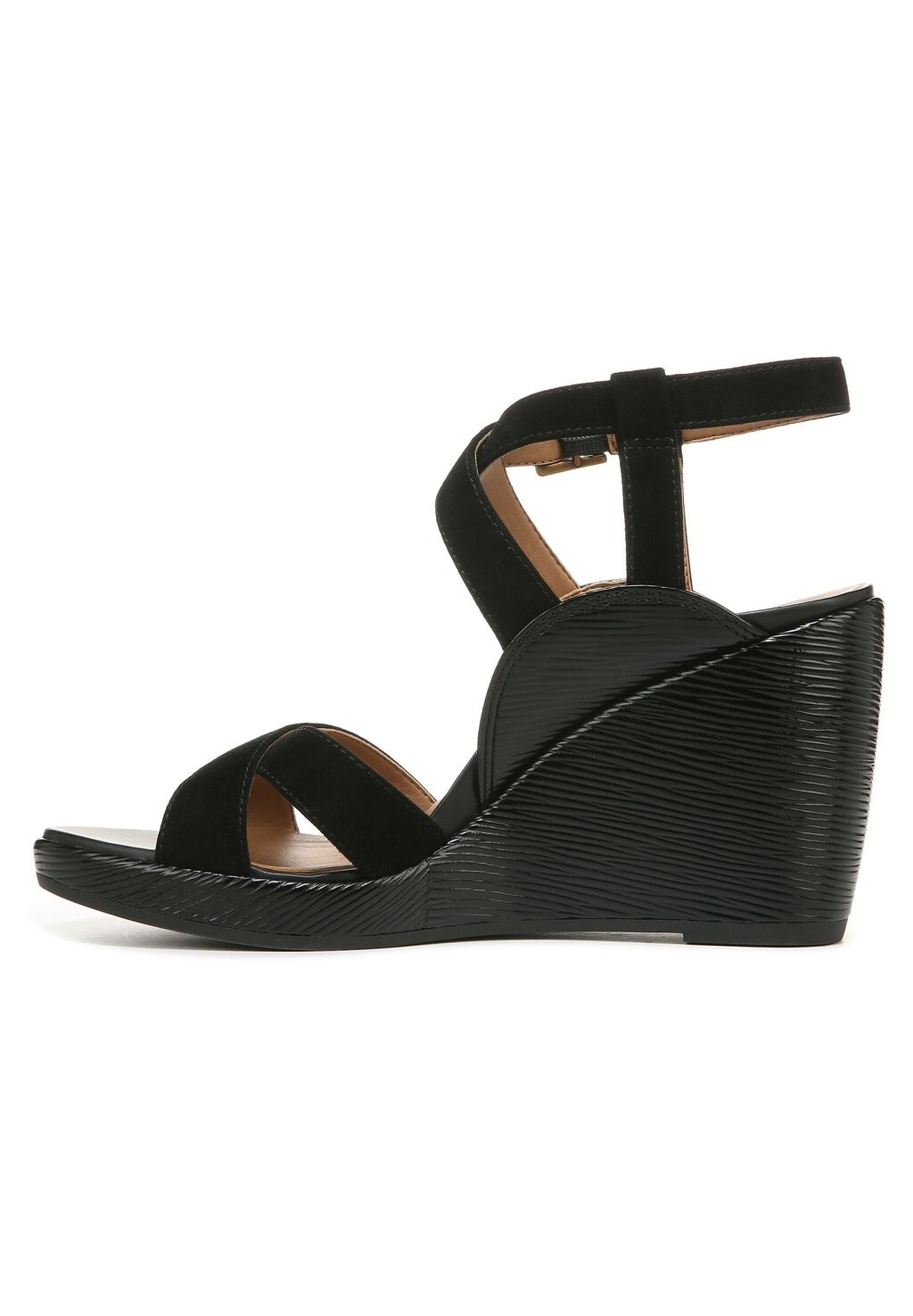 

Босоножки на танкетке ANKLE STRAPS BONITA VIONIC, цвет black sde