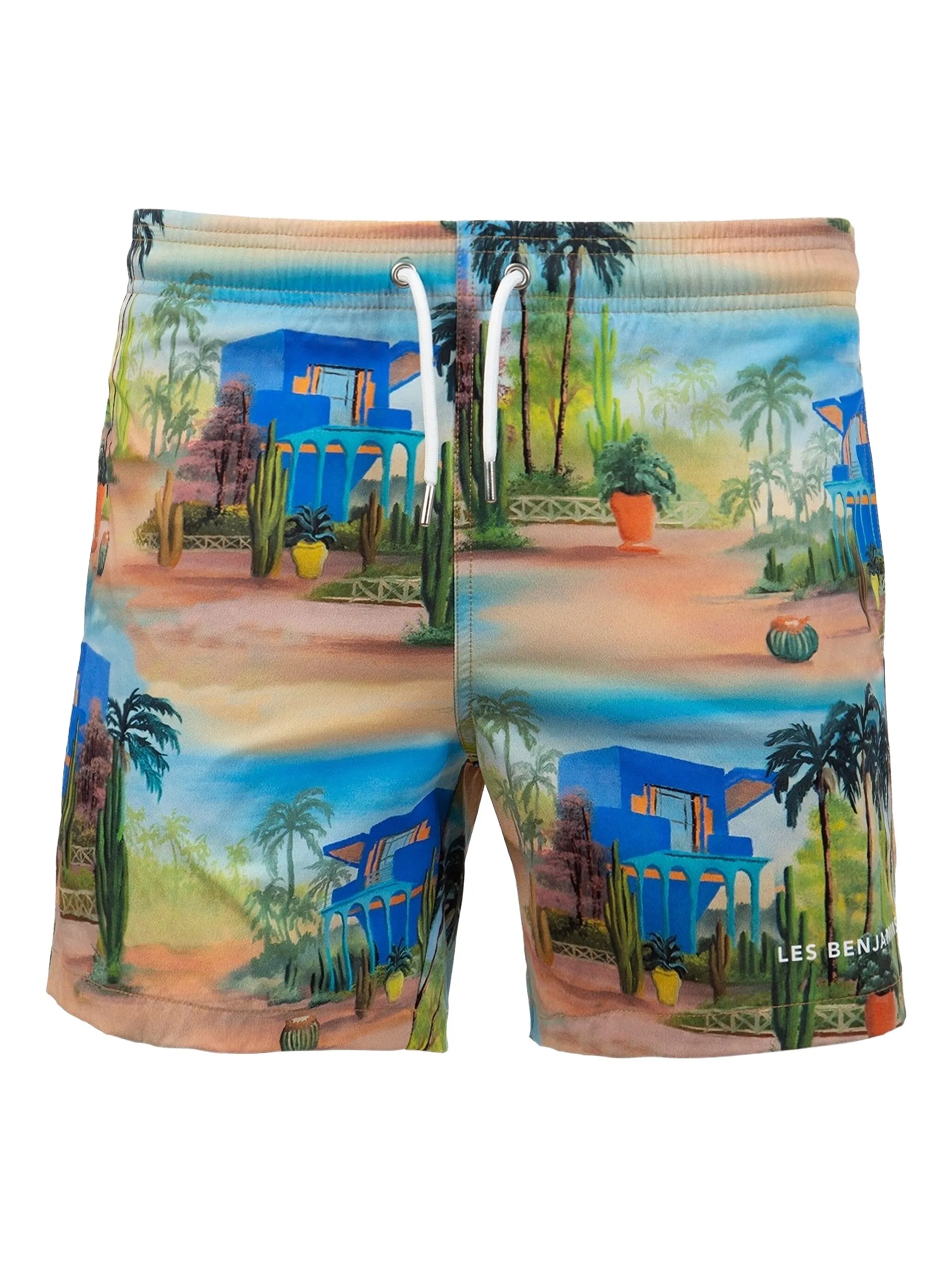 

Плавательные шорты с принтом Les Benjamins, синий