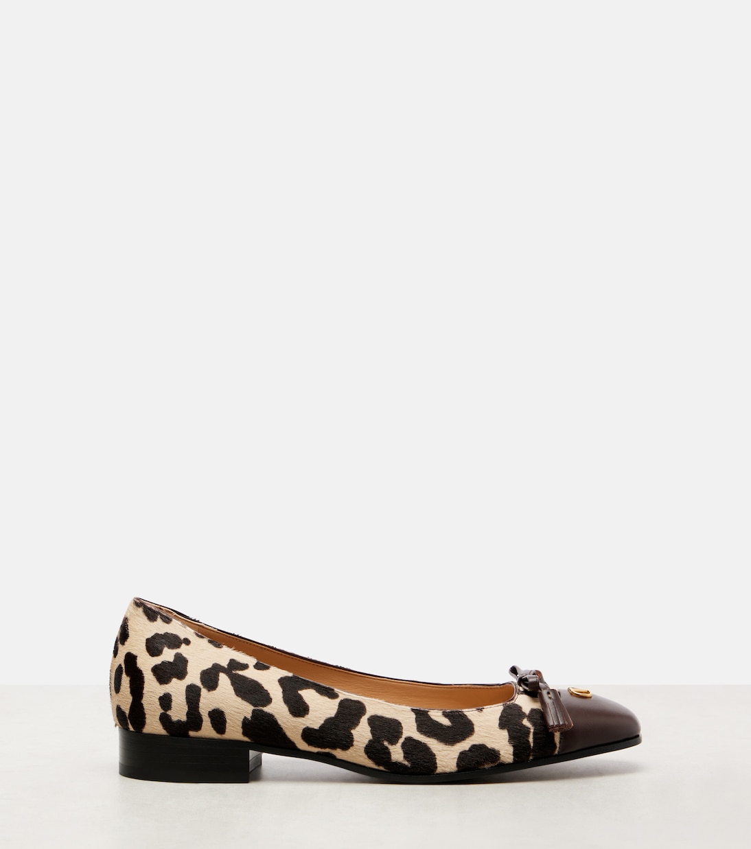 Туфли Valet Du Roi 25 из кожи и замши Valentino Garavani, Naturale-Marrone/Oak Brown — фото 4
