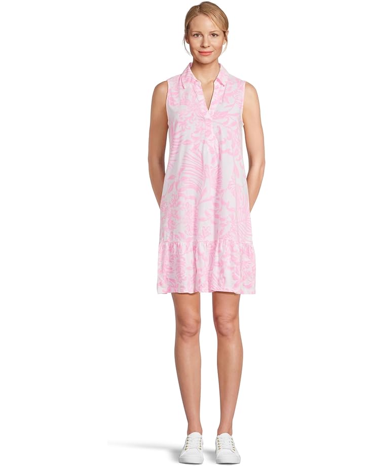 

Платье Lilly Pulitzer Riegan Dress, цвет Rousseau Pink Glisten In The Sun