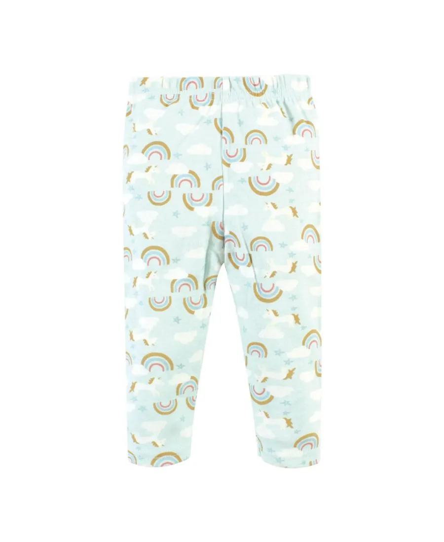 Хлопковый боди, брюки и комплект обуви Hudson Baby, Magical Rainbow Short Sleeve — фото 4