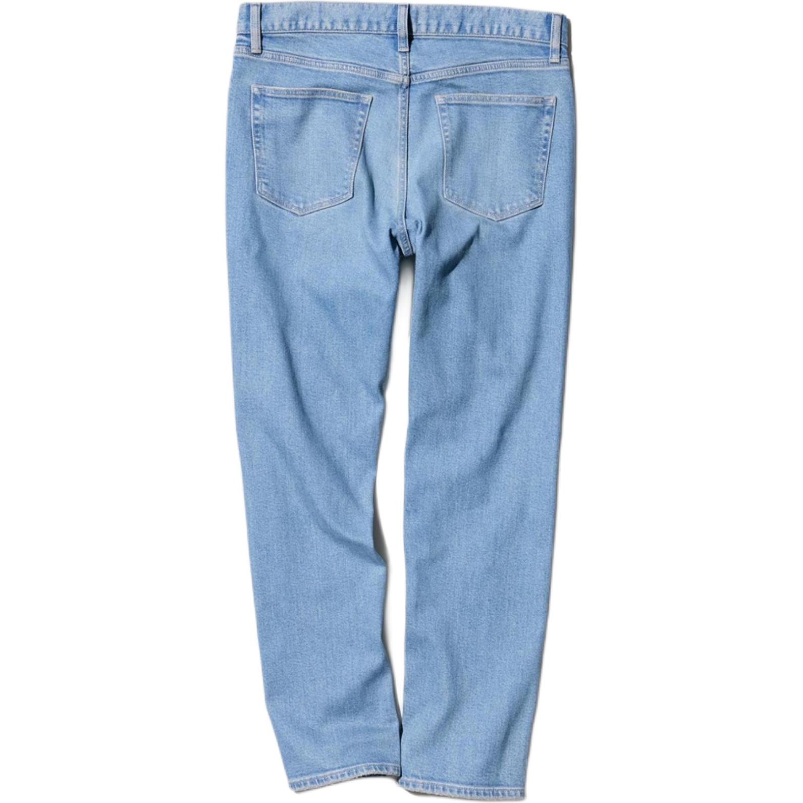 UNIQLO Джинсы мужские розово-голубые — фото 3