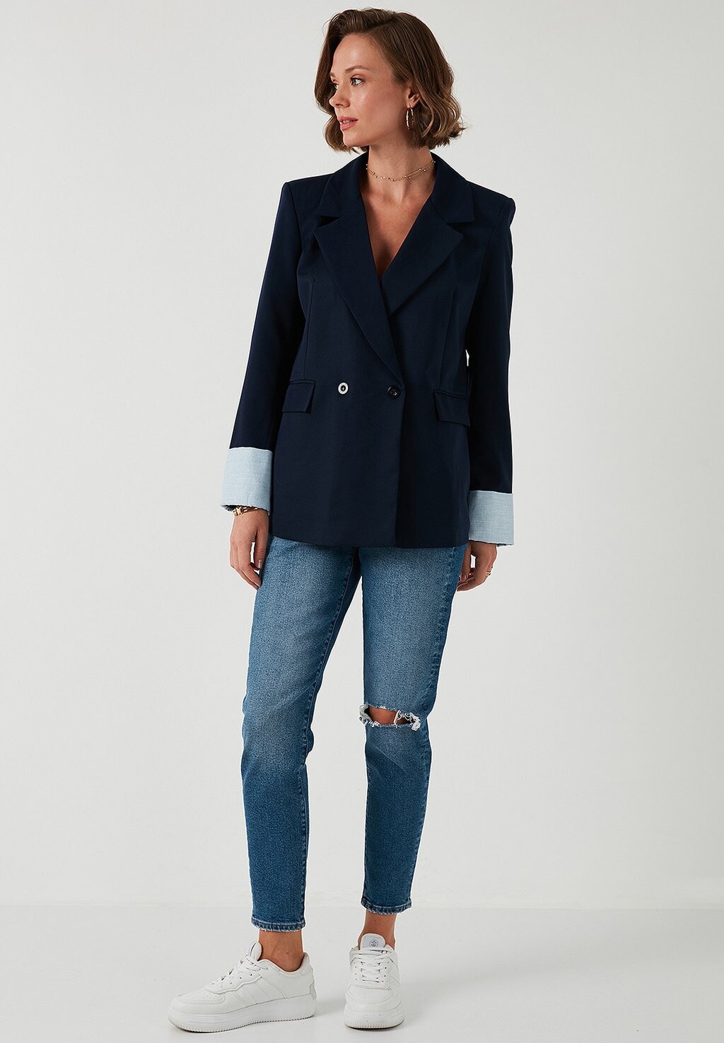 

Блейзер REGULAR FIT LELA, темно-синий