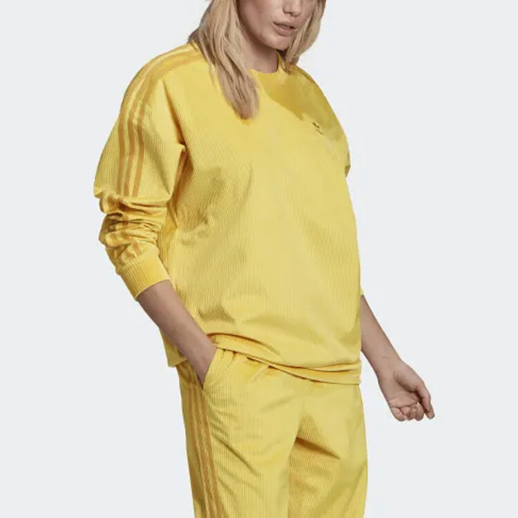Толстовка женская желтая Adidas Originals — фото 4