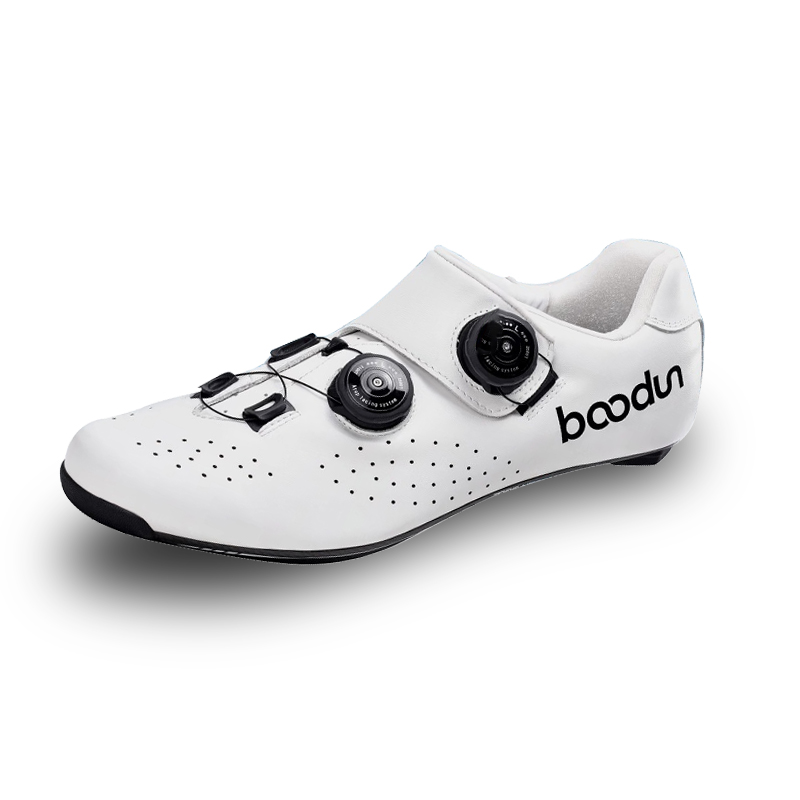 Скользоустойчивые низкие велосипедные туфли Unisex Мультиколор BOODUN, 1396 Винтажный желтый (Верх из натуральной кожи + нейлоновая подошва)