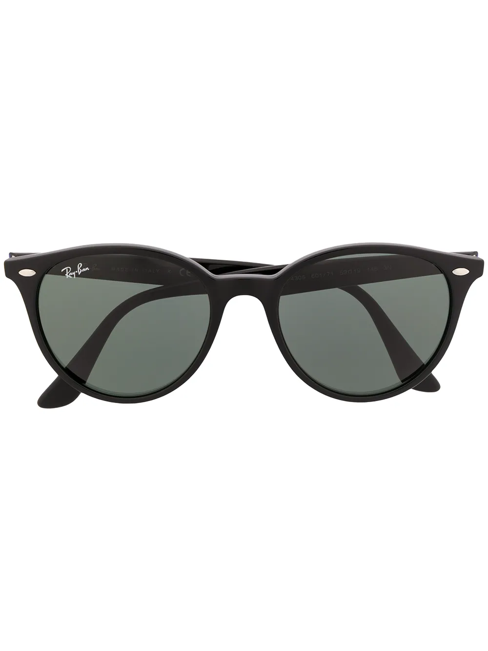 

Солнцезащитные очки в круглой оправе Ray-Ban, черный