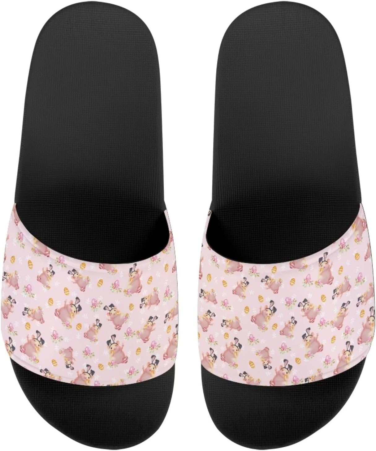 

Женские слайд-сандалии GETELINSENG с принтом слона, нескользящие летние домашние тапочки для девушек, шлепанцы на пляж, спортивные сандалии, Rabbit Egg