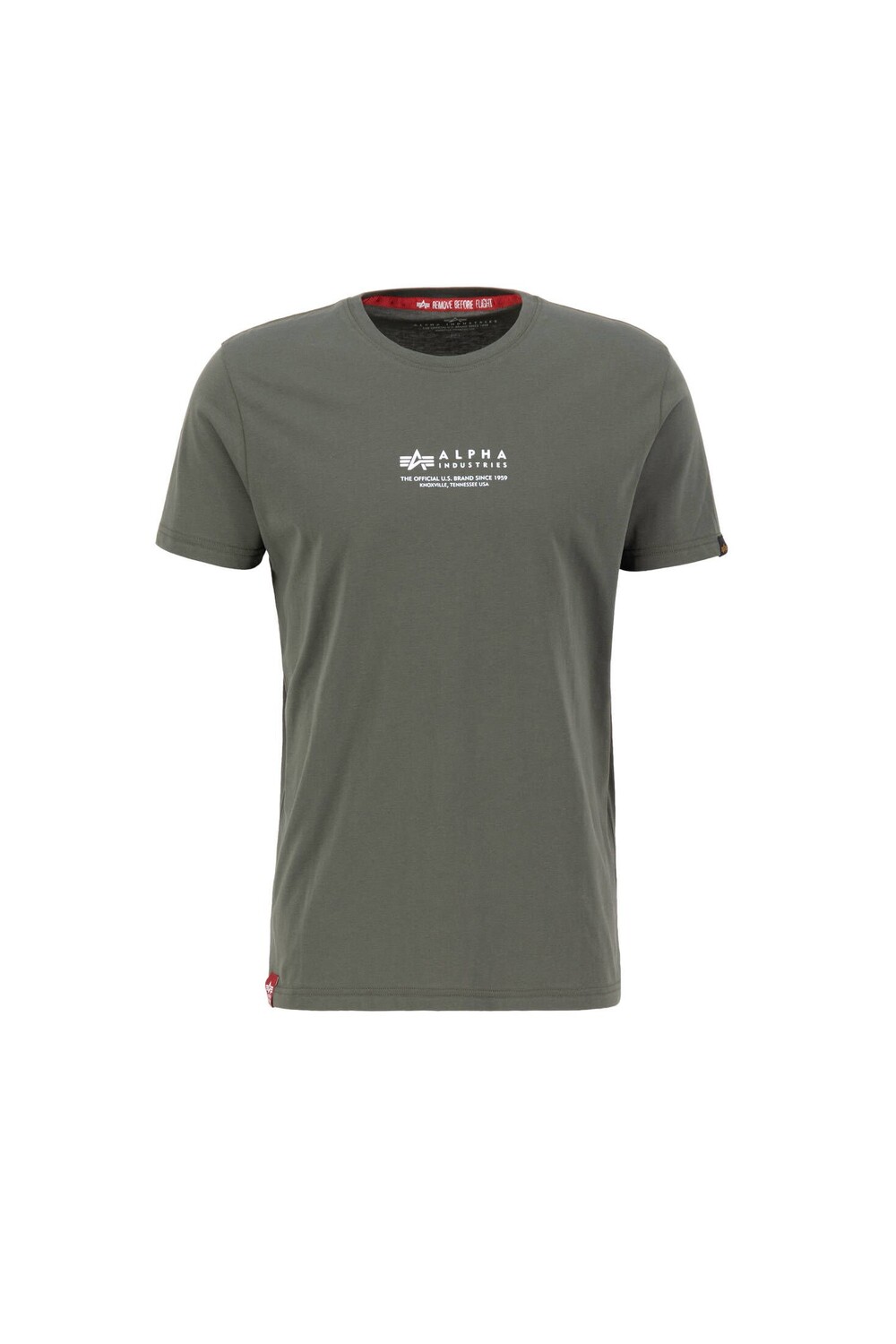 

Футболка с надписью «альфа» t Alpha Industries, зеленый