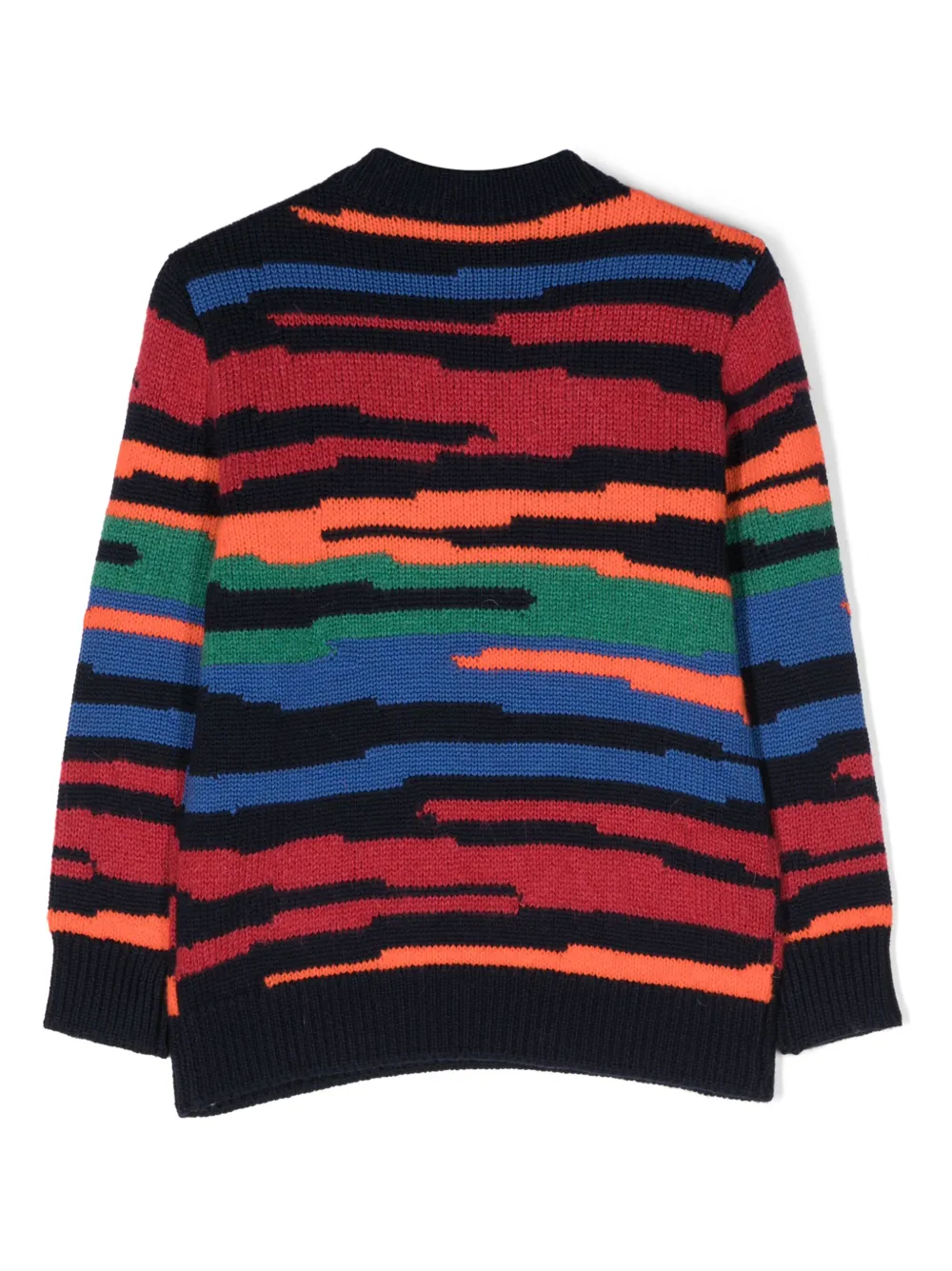 Полосатая толстовка с нашивкой-логотипом Missoni Kids, черный — фото 2
