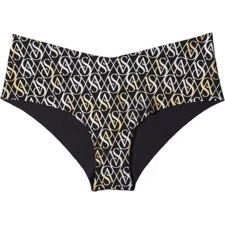 

Victoria's Secret Трусы женские, 1 шт., черные, с принтом по всей поверхности