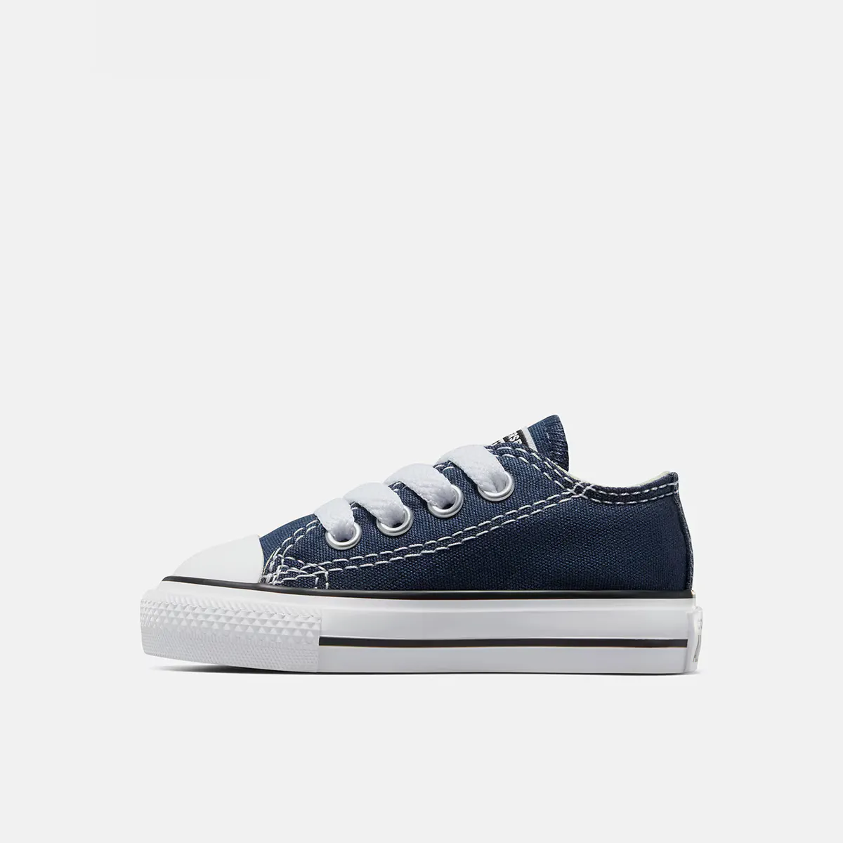 Converse Chuck Taylor All Star Low Canvas повседневные кеды для малышей/малышей, темно-синий — фото 4