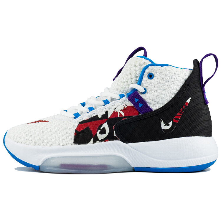 

Баскетбольные кроссовки Zoom Rize 1 унисекс средней высоты, черные/красные Nike