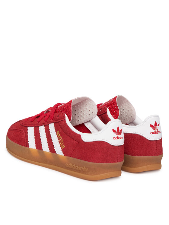 Кроссовки Gazelle Indoor IH9136 Adidas, красный — фото 3