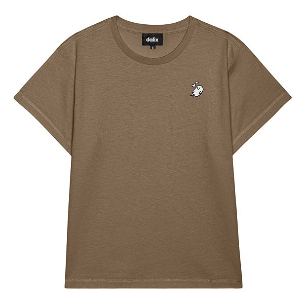 

Женская футболка Heartly Ghost с высокой талией Dalix, Latte, Коричневый, Женская футболка Heartly Ghost с высокой талией Dalix, Latte