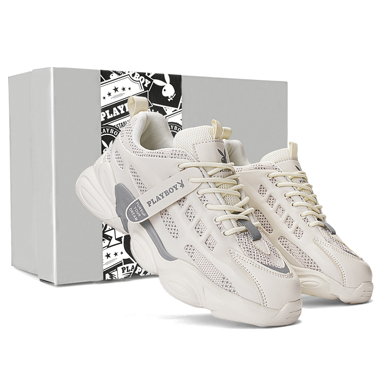 

Низкие массивные кроссовки мужские Playboy, бежевый