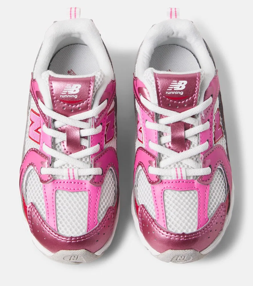 530 Кроссовки с эластичным ремешком New Balance Kids, розовый — фото 4