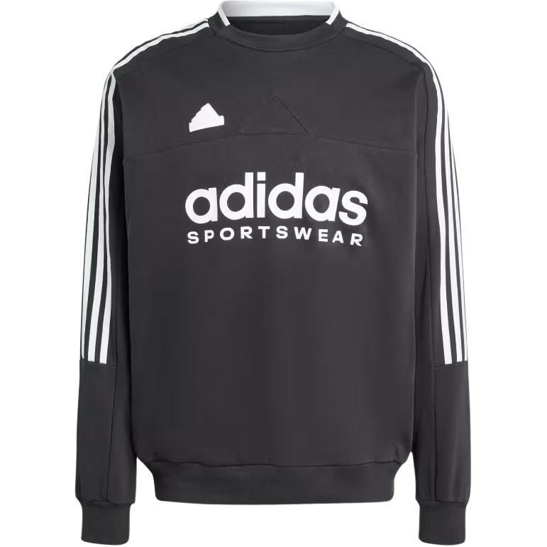 Adidas Свитшот House Of Tiro мужской Black/White — фото 2