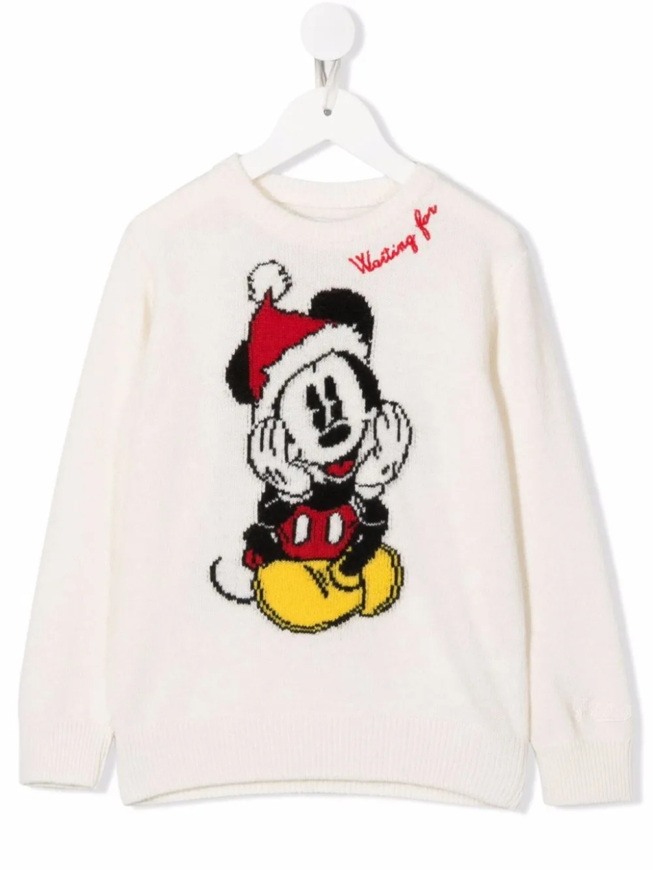 

MC2 Saint Barth Kids свитер с принтом Mickey Mouse, белый