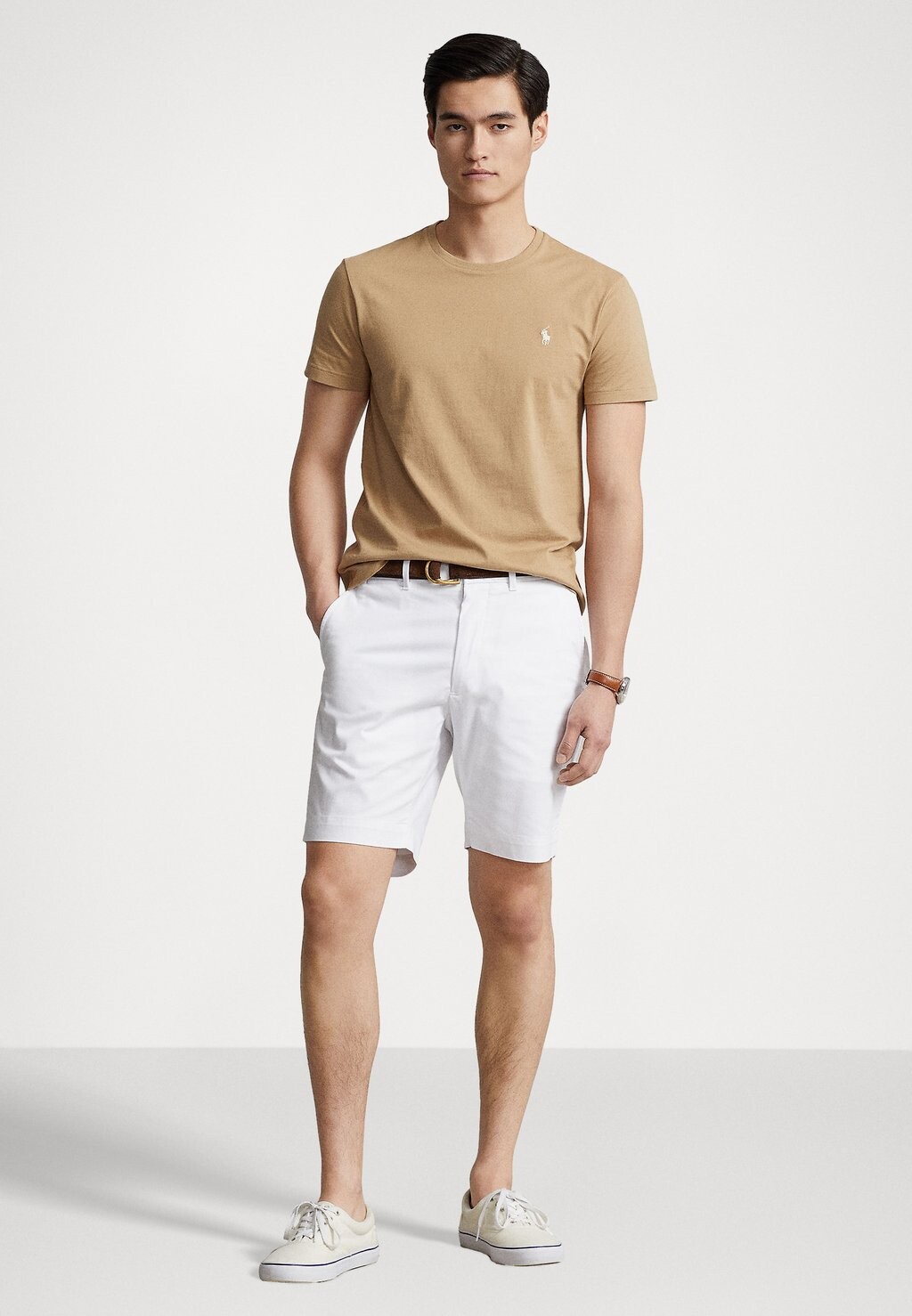 Базовая футболка КОРОТКИЙ РУКАВ Polo Ralph Lauren, роскошный коричневый — фото 2