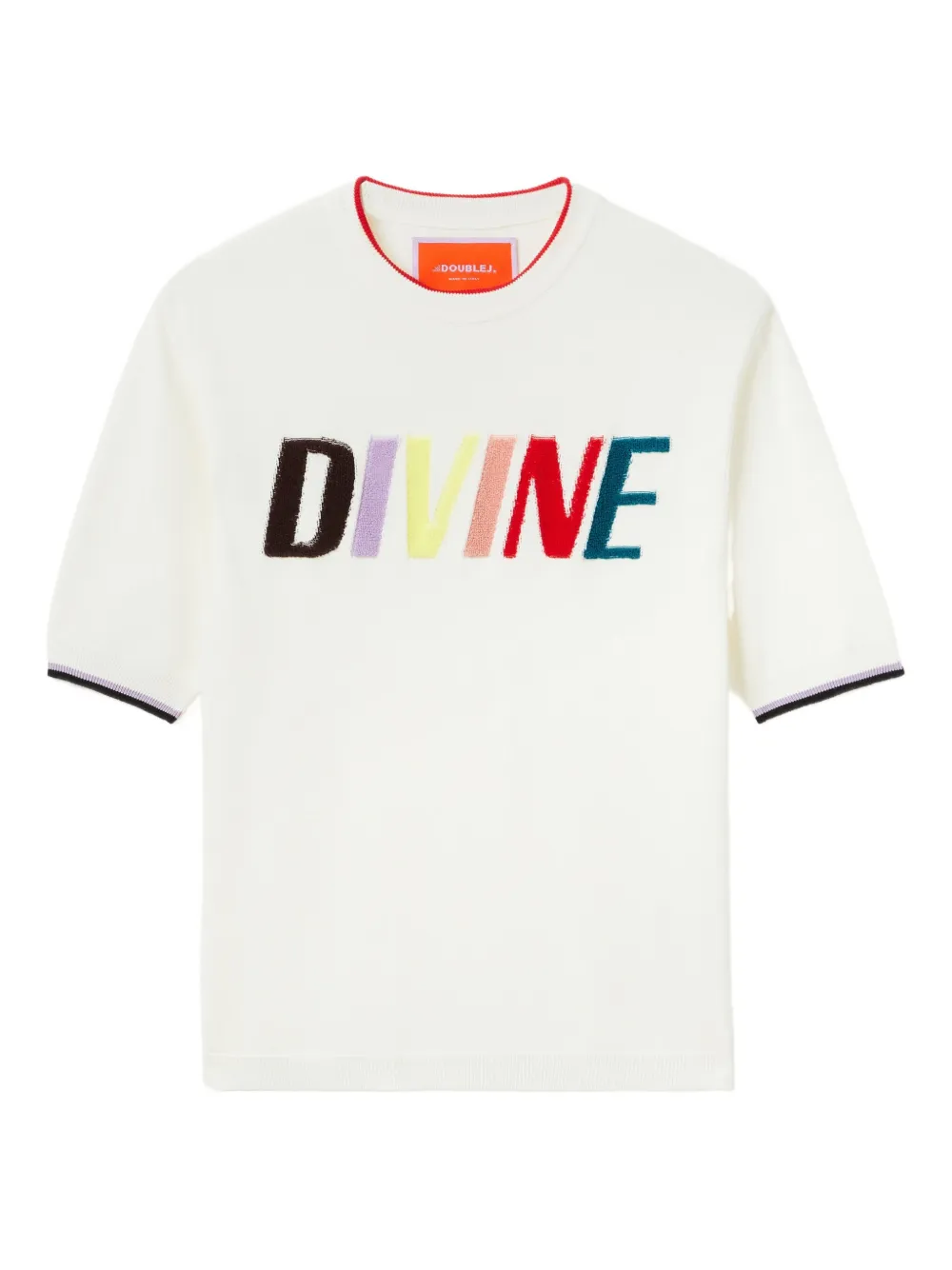

Футболка Divine с вышивкой La DoubleJ, белый