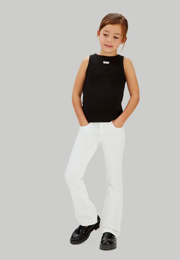 Расклешенные джинсы Calvin Klein Jeans, White