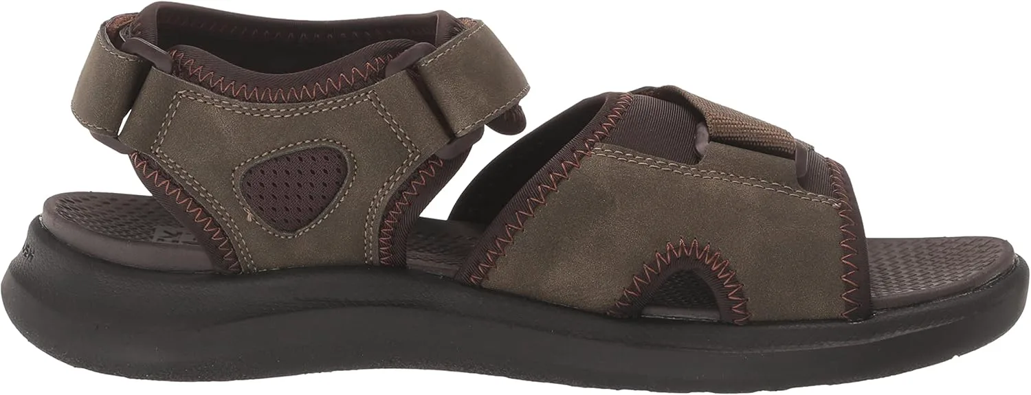 

Мужские сандалии Nunn Bush, Rio Vista River с тремя ремешками, оливковый