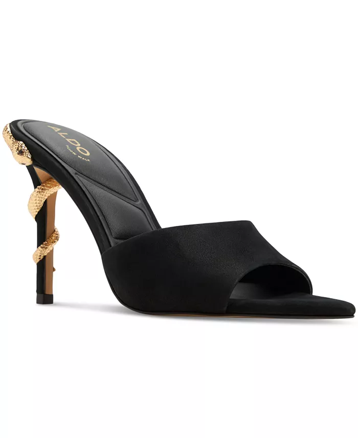 Женские босоножки на каблуке Seashella с закрытым носком ALDO, черный