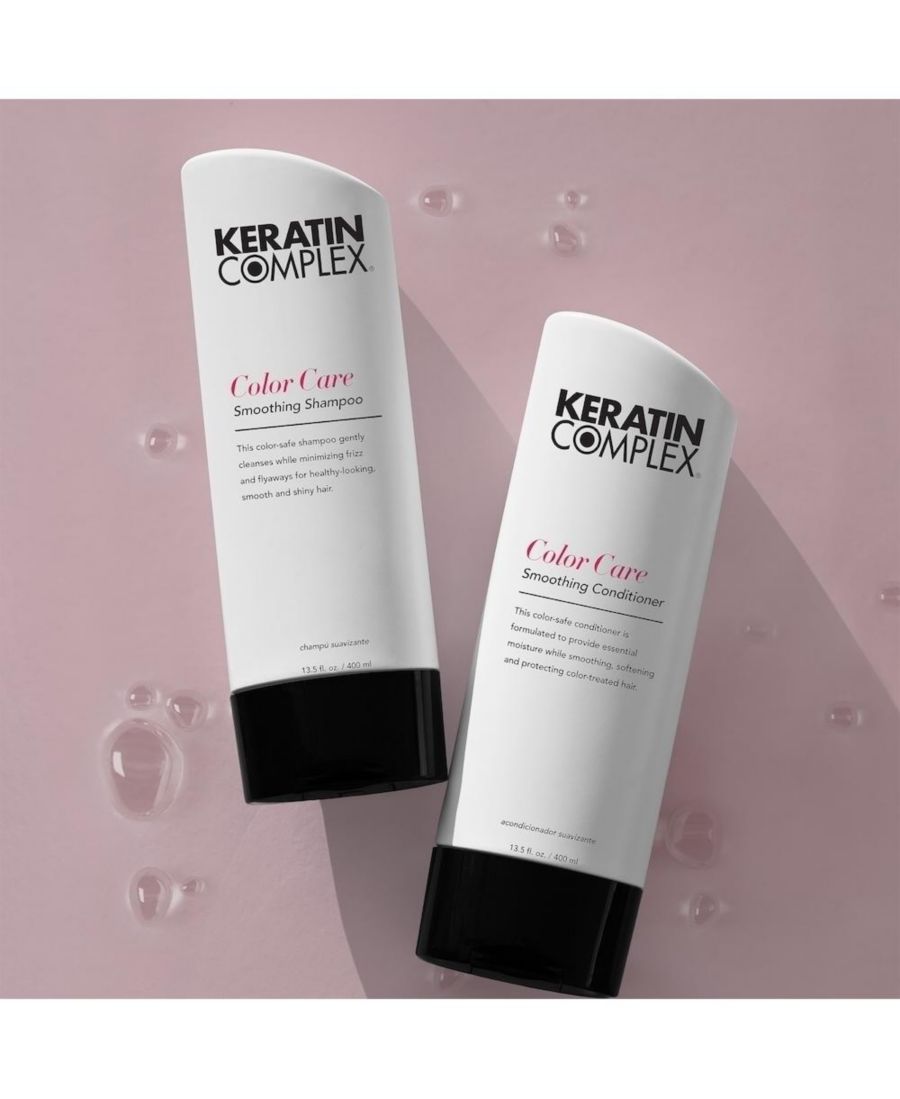 Разглаживающий кондиционер для окрашенных волос, 13, 5 унций Keratin Complex, белый — фото 2