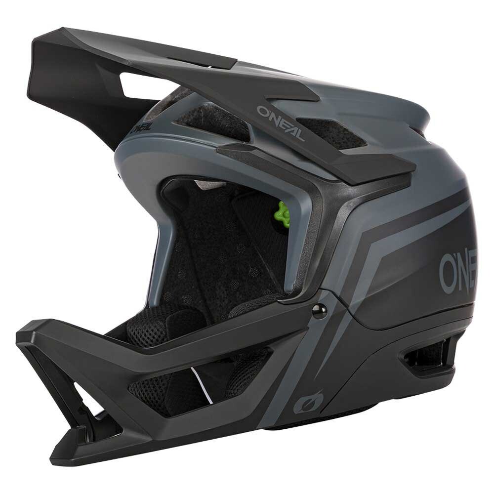 

Велосипедный шлем Oneal Transition Flash V.23 downhill, черный, Серый, Велосипедный шлем Oneal Transition Flash V.23 downhill, черный