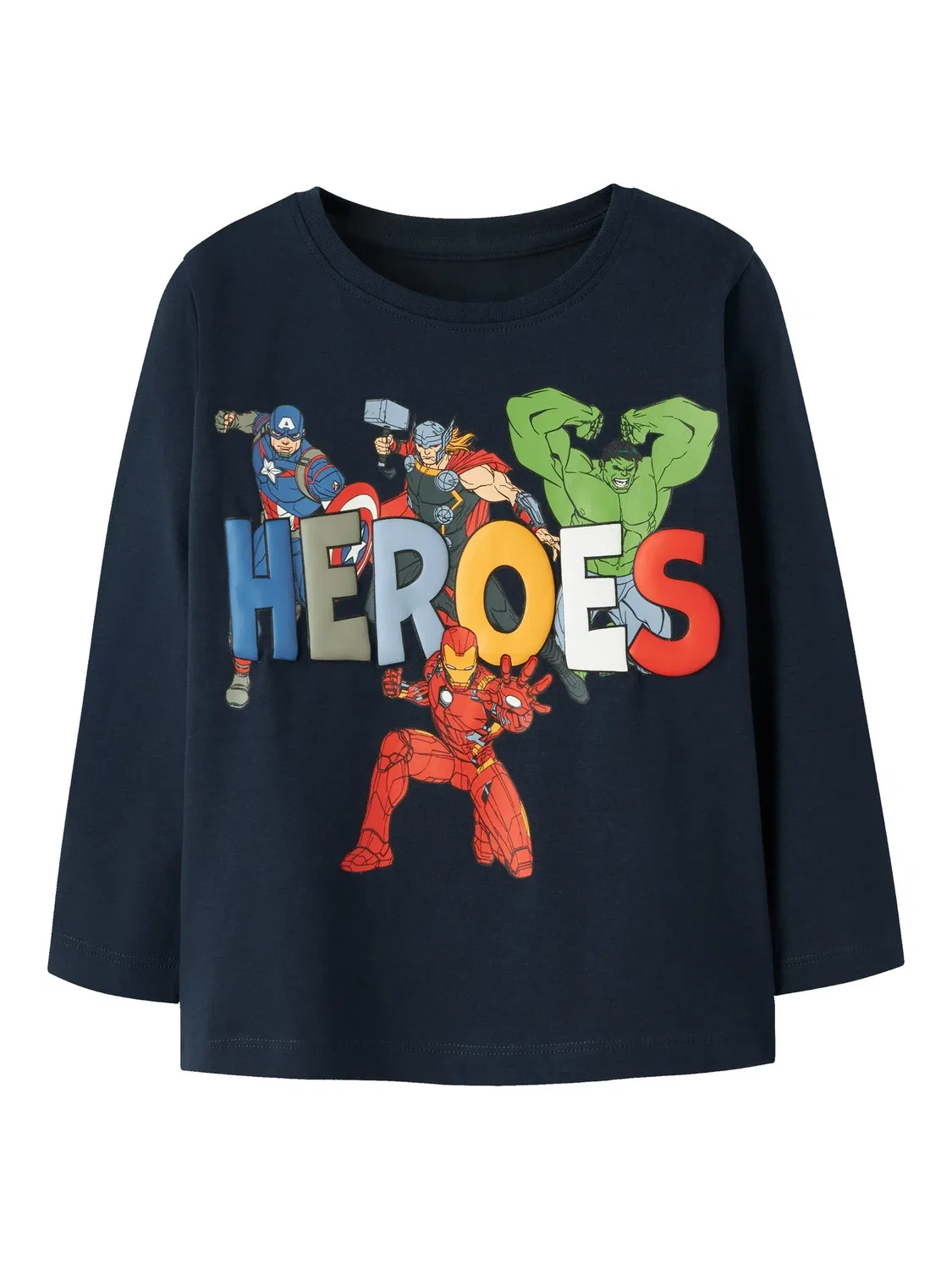 Лонгслив Marvel, Name it, navy blazer